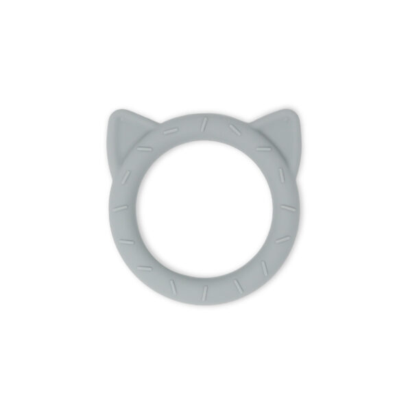 Mushie teether cat – Iron