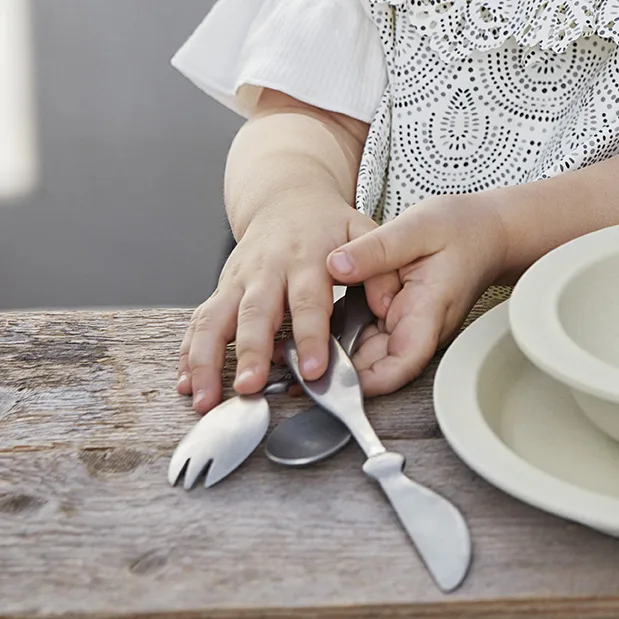 Children’s Cutlery Set Antique Silver- Elodie Details