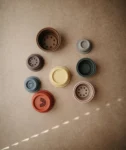 Mushie stacking cups – retro