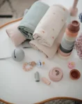 Mushie crib sheets