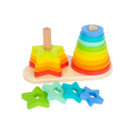 Puidust ladumismäng - Rainbow