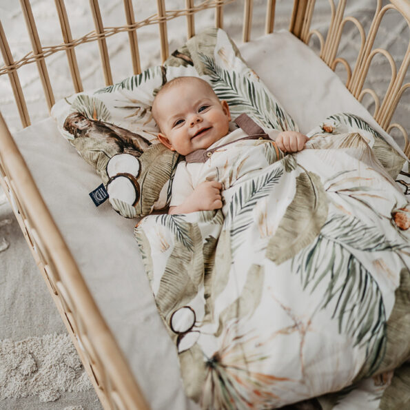 La Millou baby blanket and pillow Boho Coco