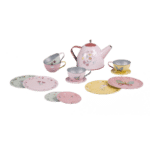 2007675 – Tin Tea Set – Flowers & Butterflies (1)