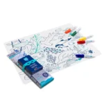 Silikoninen värityspöytäalusta lapsille "Coral Reef"