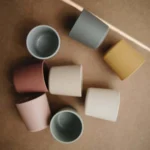 Mushie cups 2-pack cloud