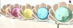 Ratatam lasten pallo Seashell 20 cm pinkki