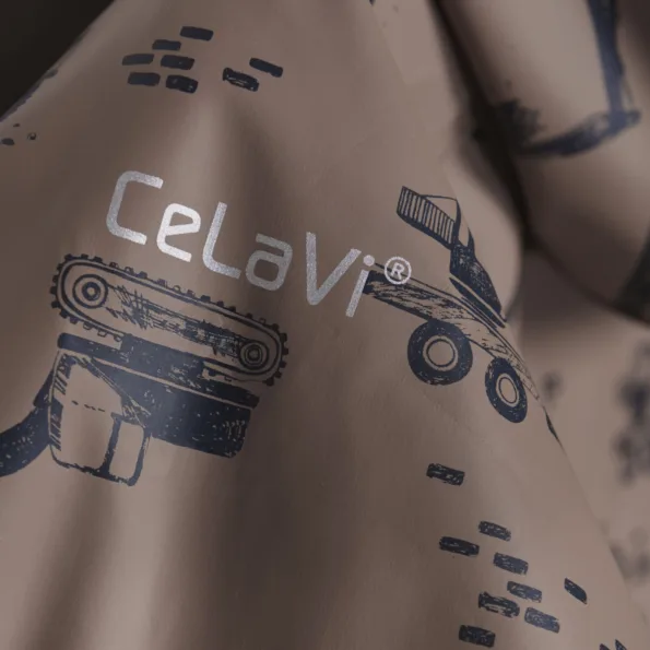 Celavi rainwear set with fleece Navy