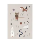 Little Otja kids poster “Forest Bunch” A4