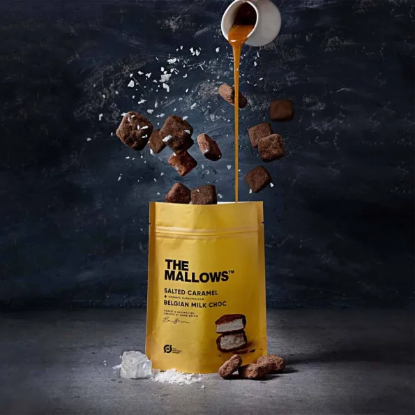 The Mallows vahukommid soolakaramelli ja Belgia šokolaadiga 90g