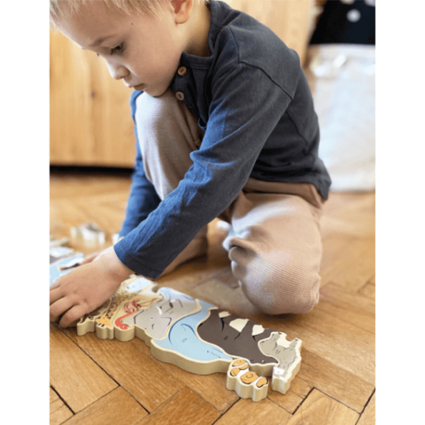 Small Foot Animals Letter Puzzle