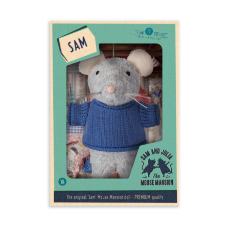 The Mouse Mansion Cuddly Mouse Sam (12 cm)