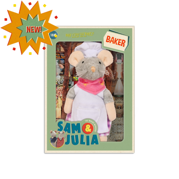 The Mouse Mansion Cuddly Mouse Baker (12 cm)