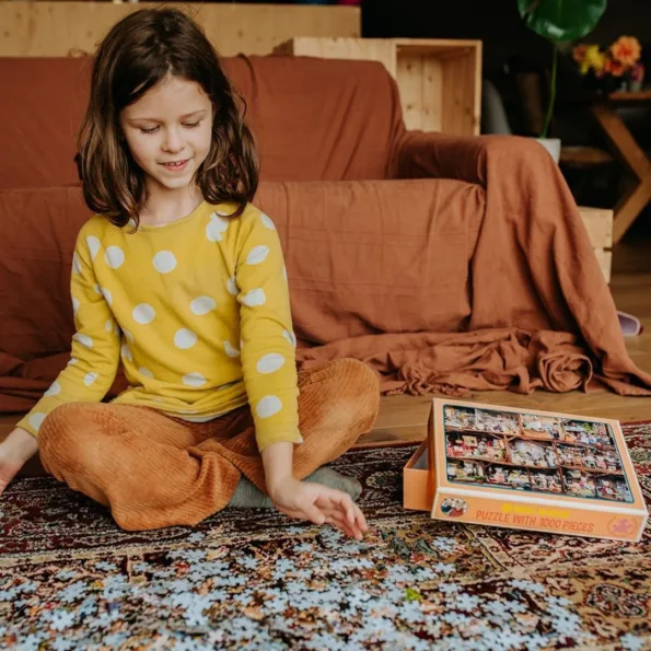 The Mouse Mansion Puzzle At the neighbors (1000 pieces)