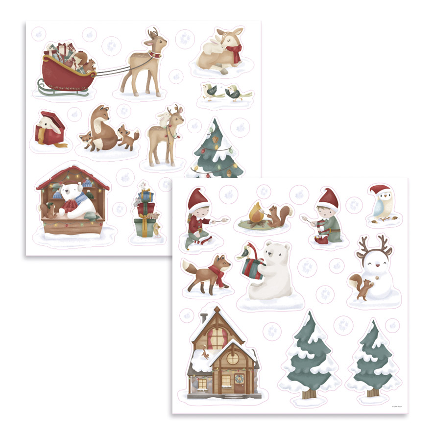 Little Dutch aknakleepsud Christmas Little Dutch aknakleepsud Christmas