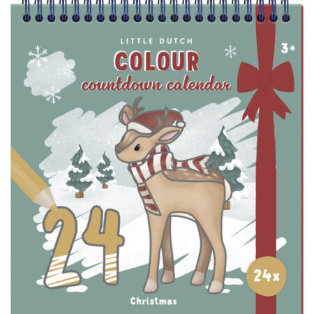 Little Dutch advendikalender & värviraamat "Christmas"