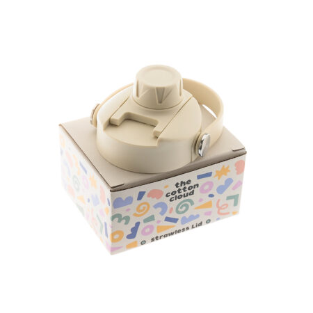 The Cotton Cloud Strawless Lid for Stainless Steel bottles