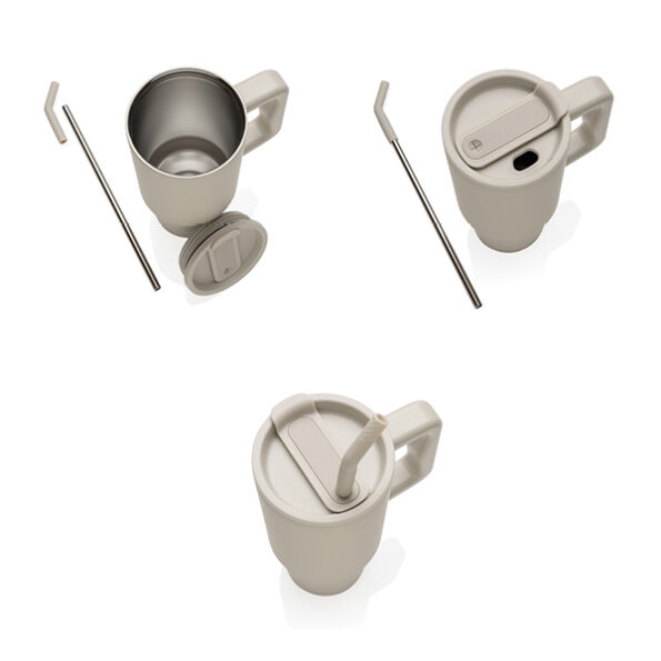 Stainless steel tumbler 900ml Beige