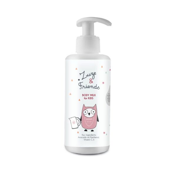 Zuze & Friends kehapiim lastele pantenooli ja avokaadoõliga 250ml