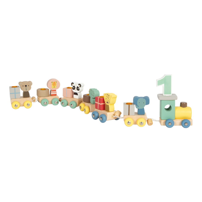 Small Foot Birthday Train with Animals Kidsbloom.ee