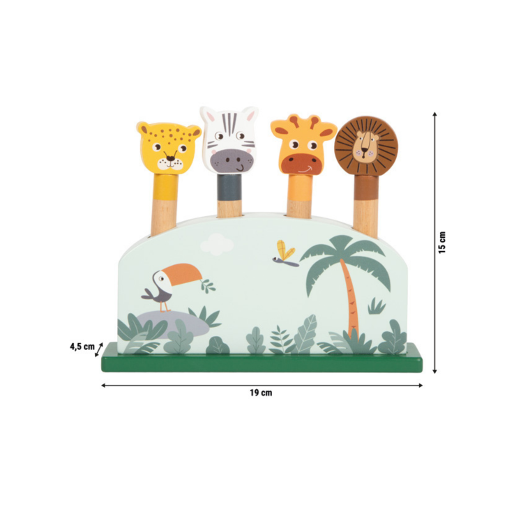 Small Foot Hopping Animals Shapes Game "Safari" Small Foot Hopping Animals Shapes Game "Safari"