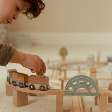 Kidsbloom.ee Little Dutch Wooden train track โ XL