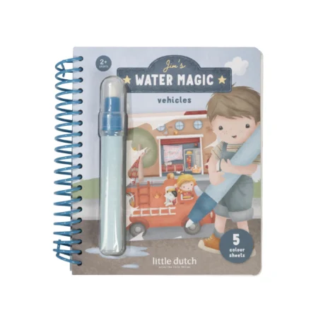 Little Dutch Magic Watercolor Book Jim & Vehicles