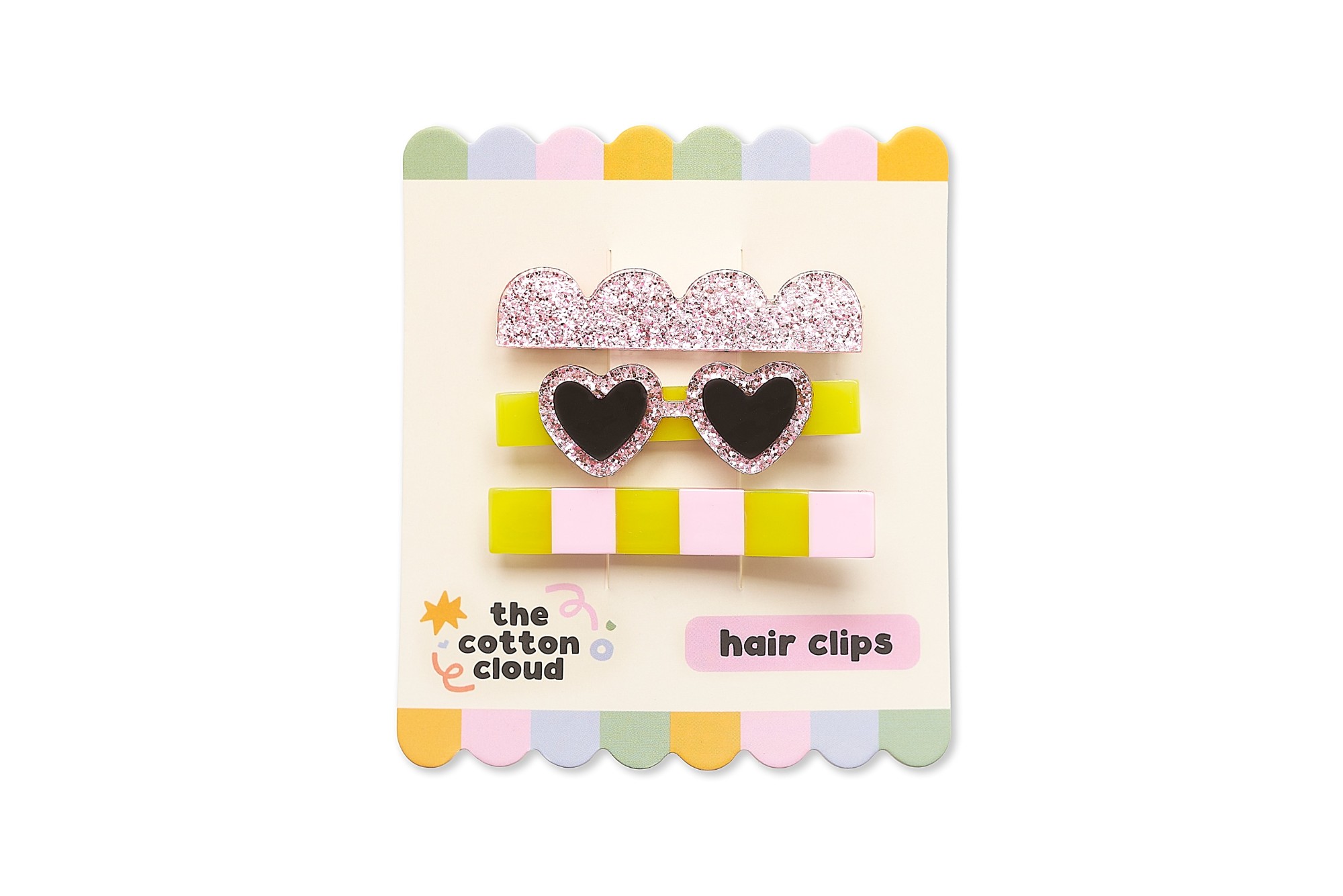 the-cotton-cloud-juukseklambrid-club-soleil-1 The Cotton Cloud CLUB SOLEIL juukseklambrite komplekt pakendis – kidsbloom.ee