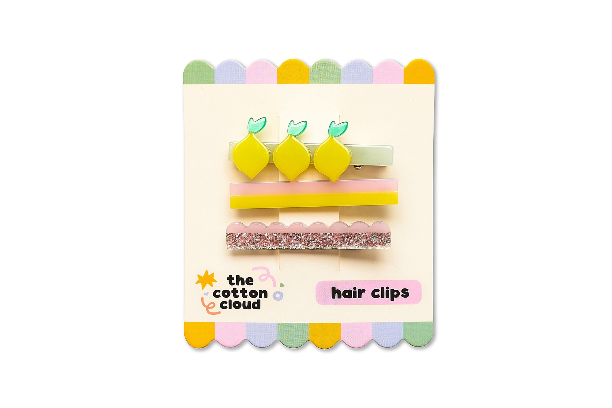 the-cotton-cloud-juukseklambrid-lemon-1 The Cotton Cloud LEMON kollased juukseklambrid pakendis – kidsbloom.ee