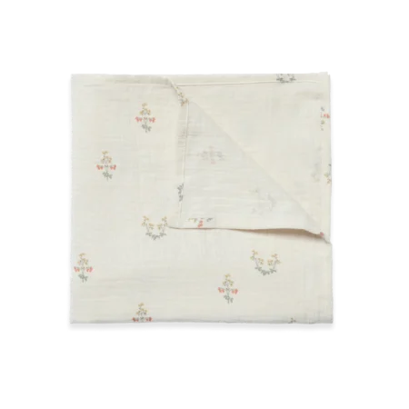 Garbo&Friends muslin swaddle blanket Blueberry